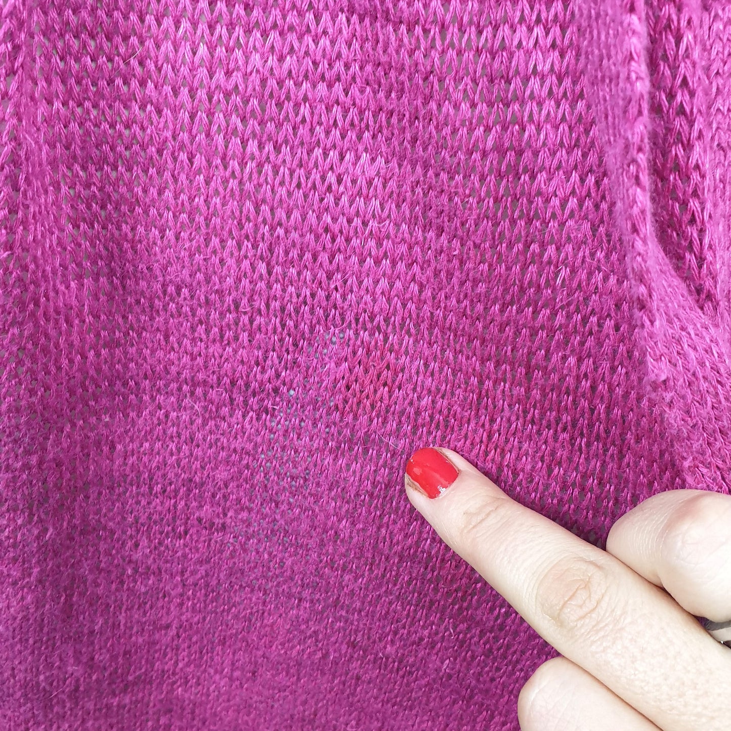 Abito ciclamino in maglia