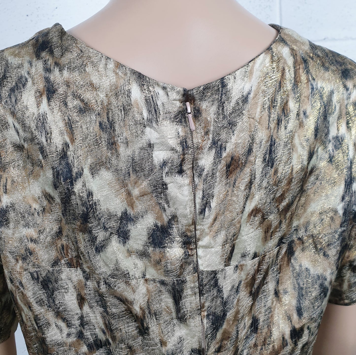 Top sartoriale pennellate oro