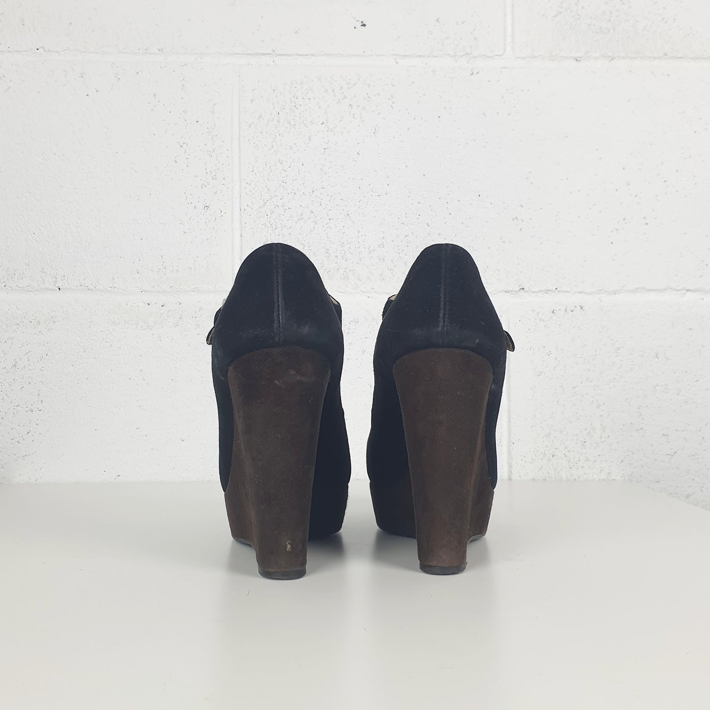 Scarpe Prada con zeppa