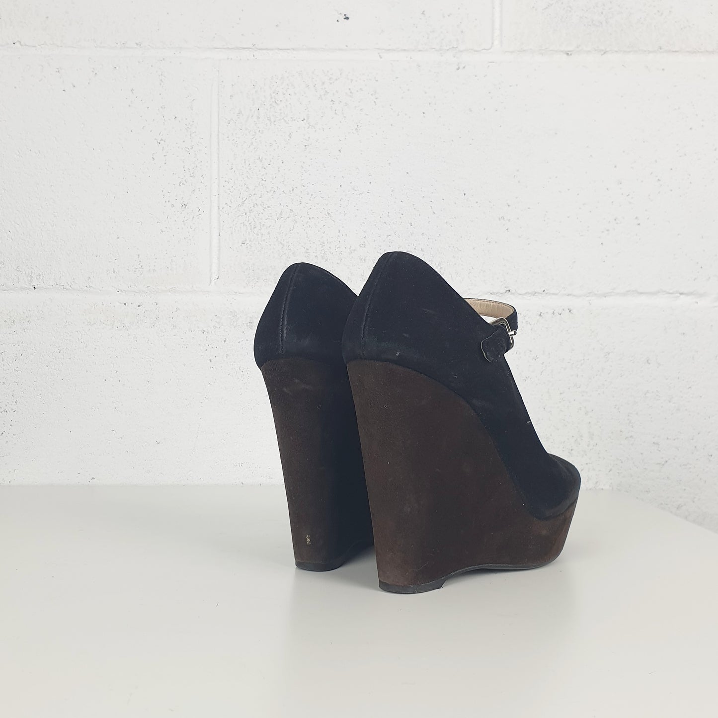 Scarpe Prada con zeppa