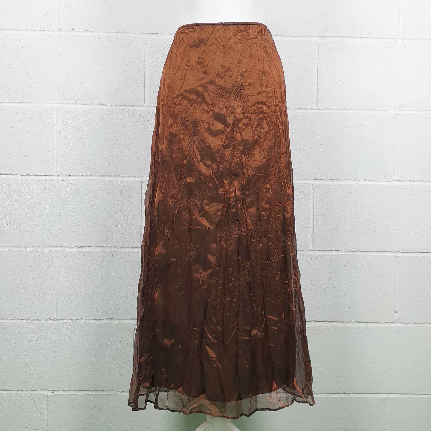 Maxi gonna Trussardi color rame