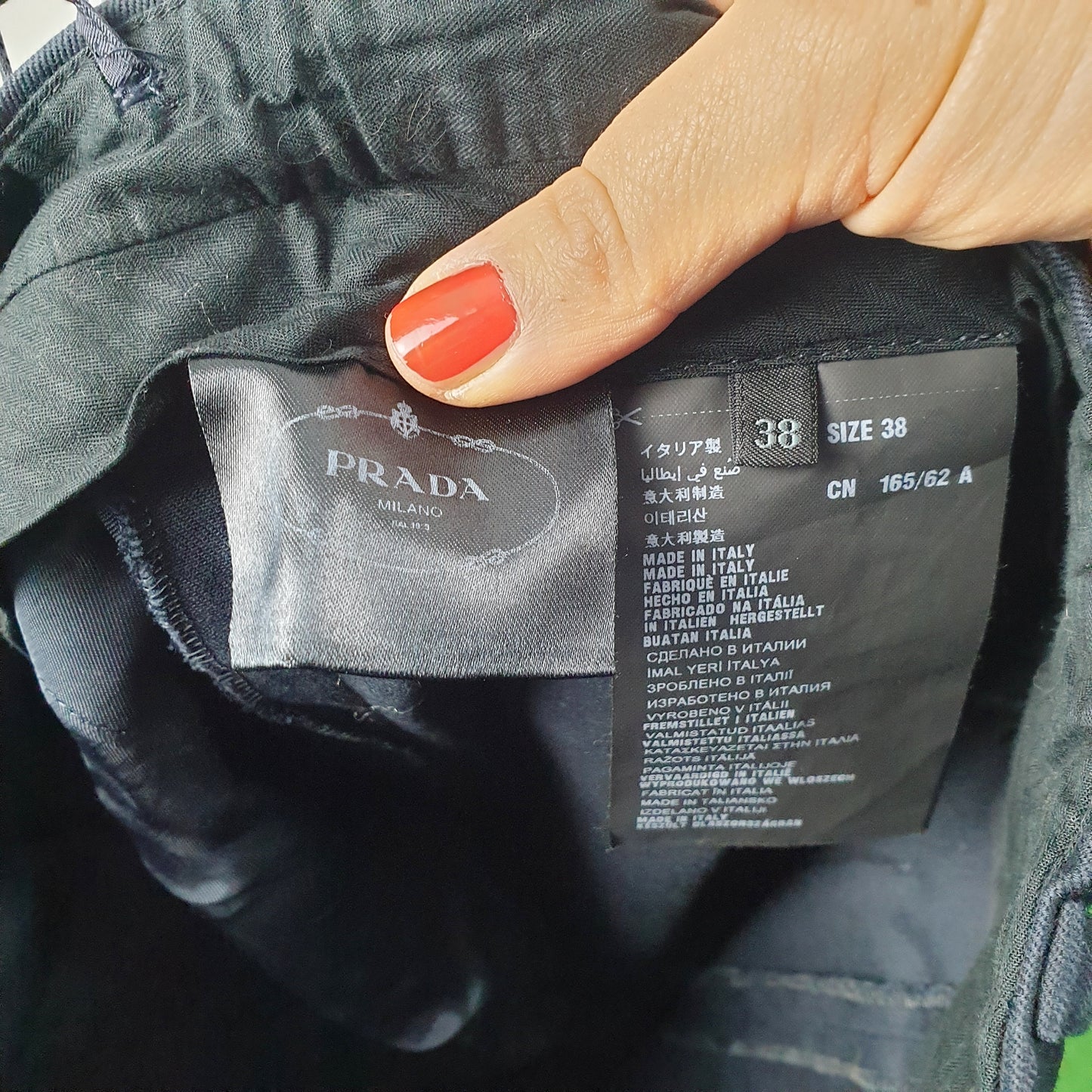 Pantaloni Prada blu