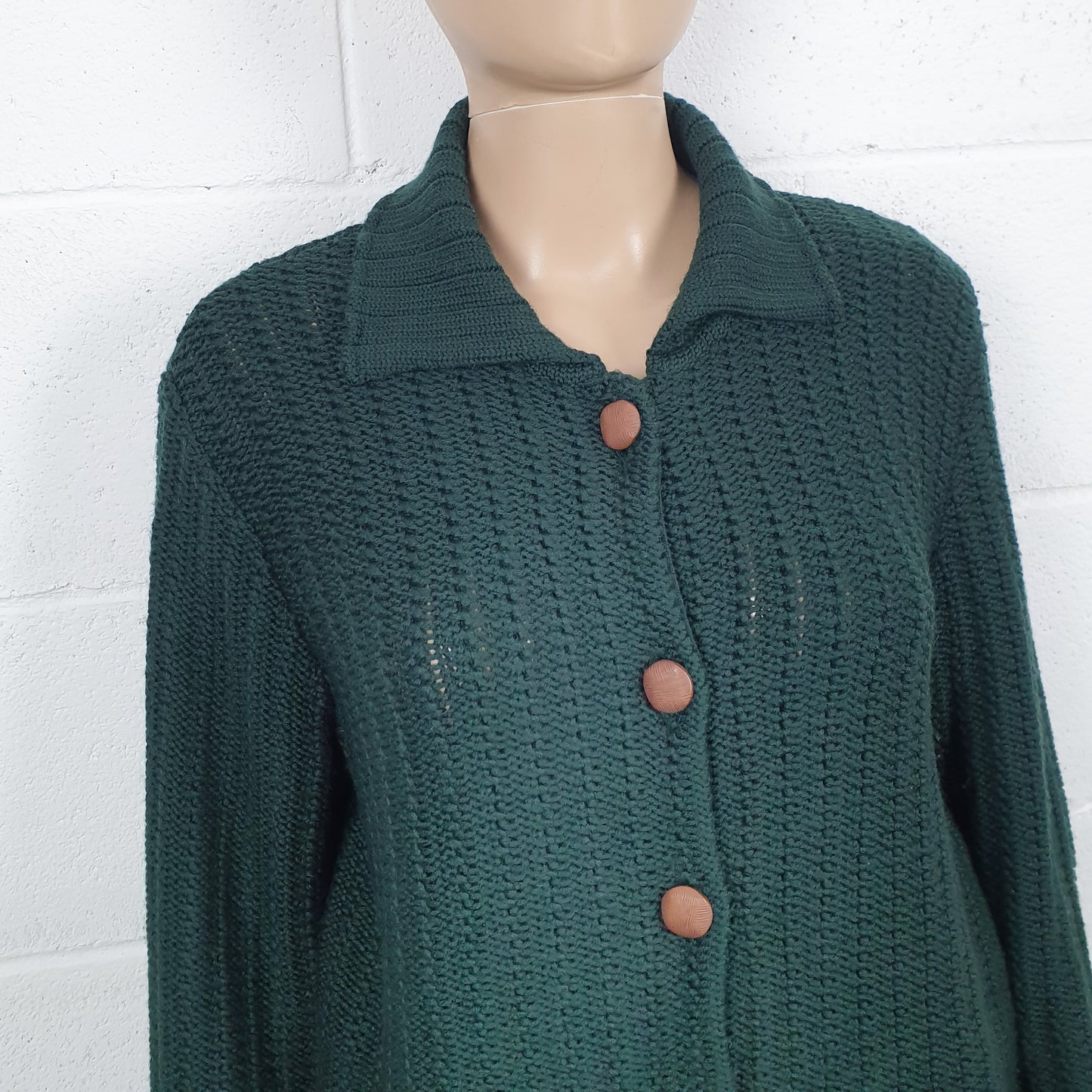 Maxi cardigan Alberta Ferretti verde