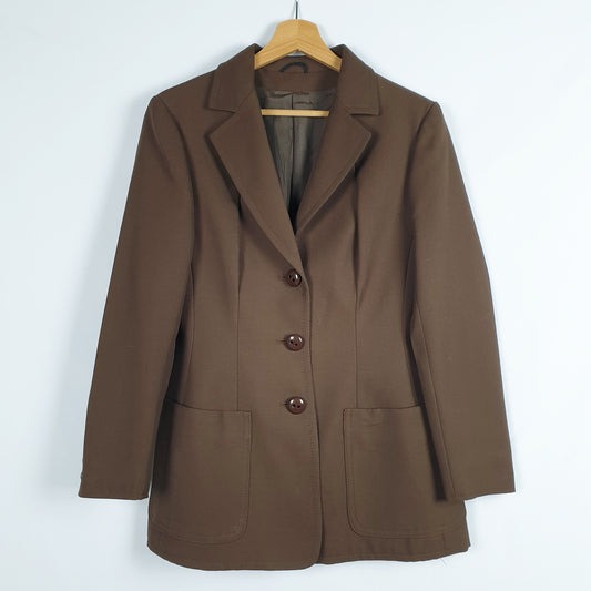 Blazer vintage cioccolato