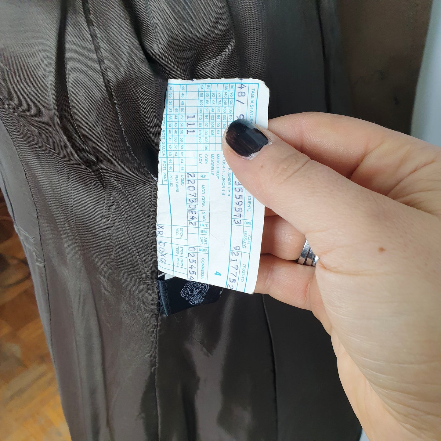 Blazer vintage cioccolato