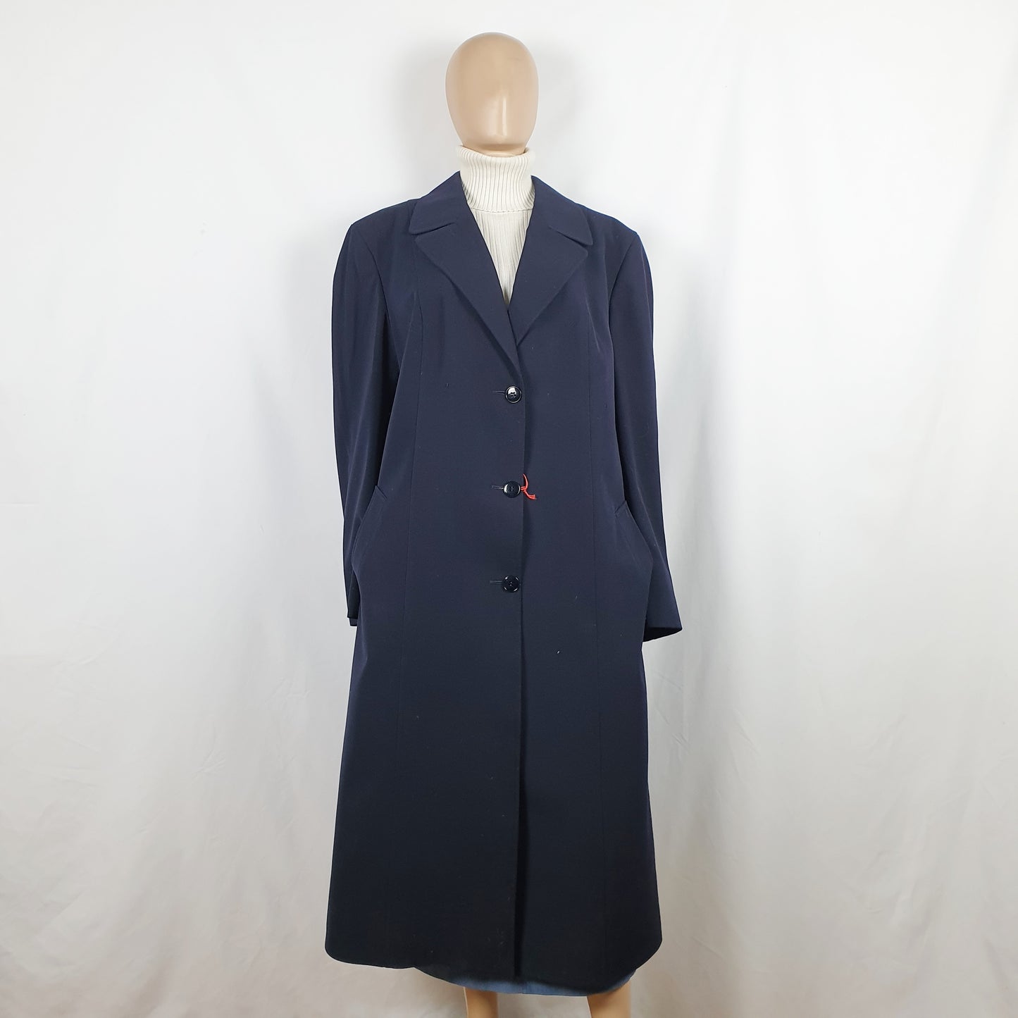 Cappotto oversize blu notte