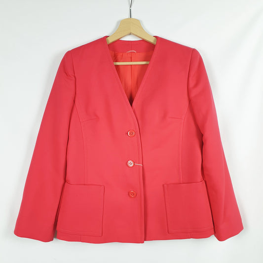 Blazer vintage rosa fragola