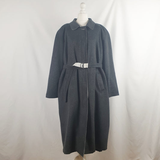 Cappotto uomo double face grigio