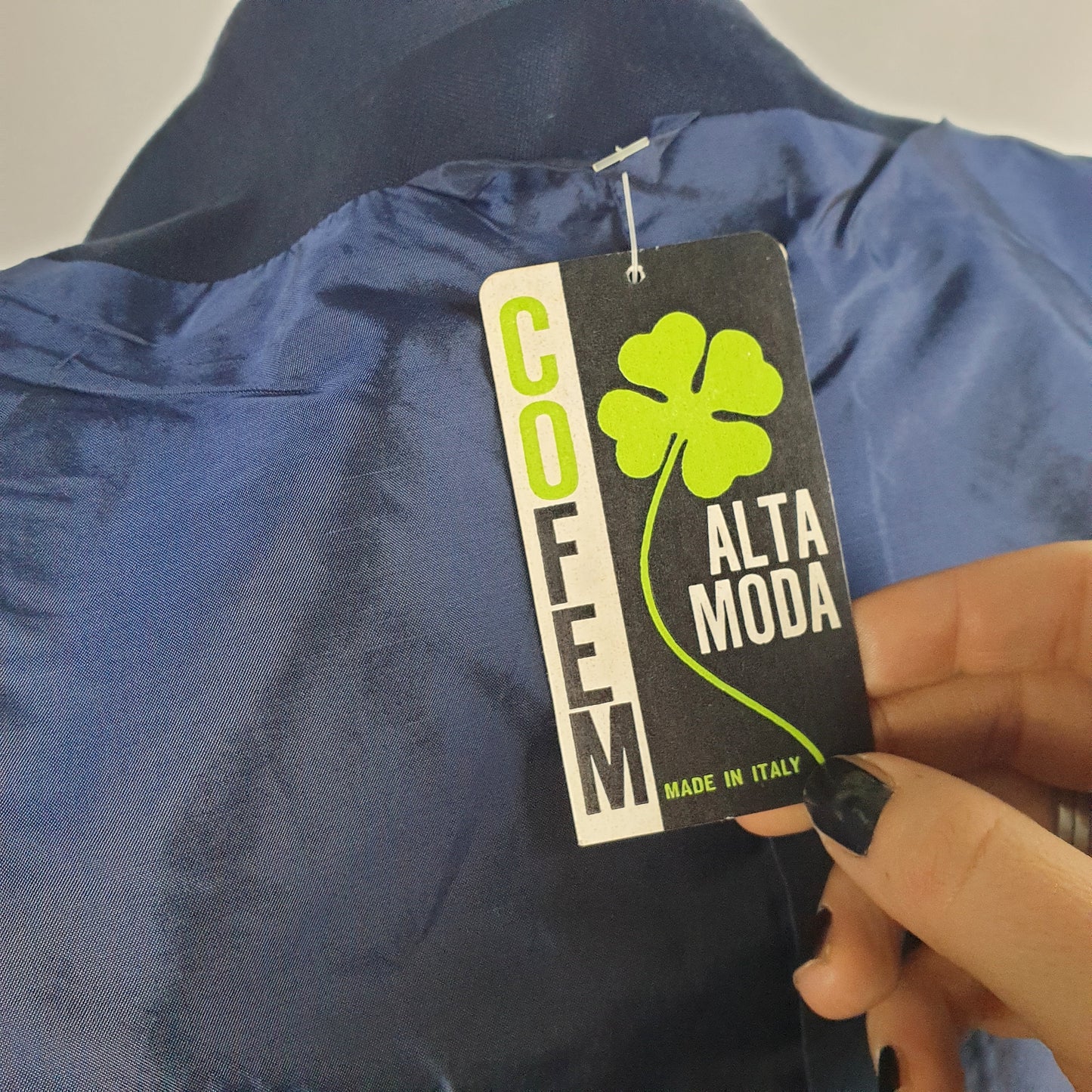 Completo blu giacca e abito