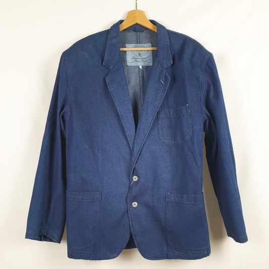 Giacca uomo denim oversize