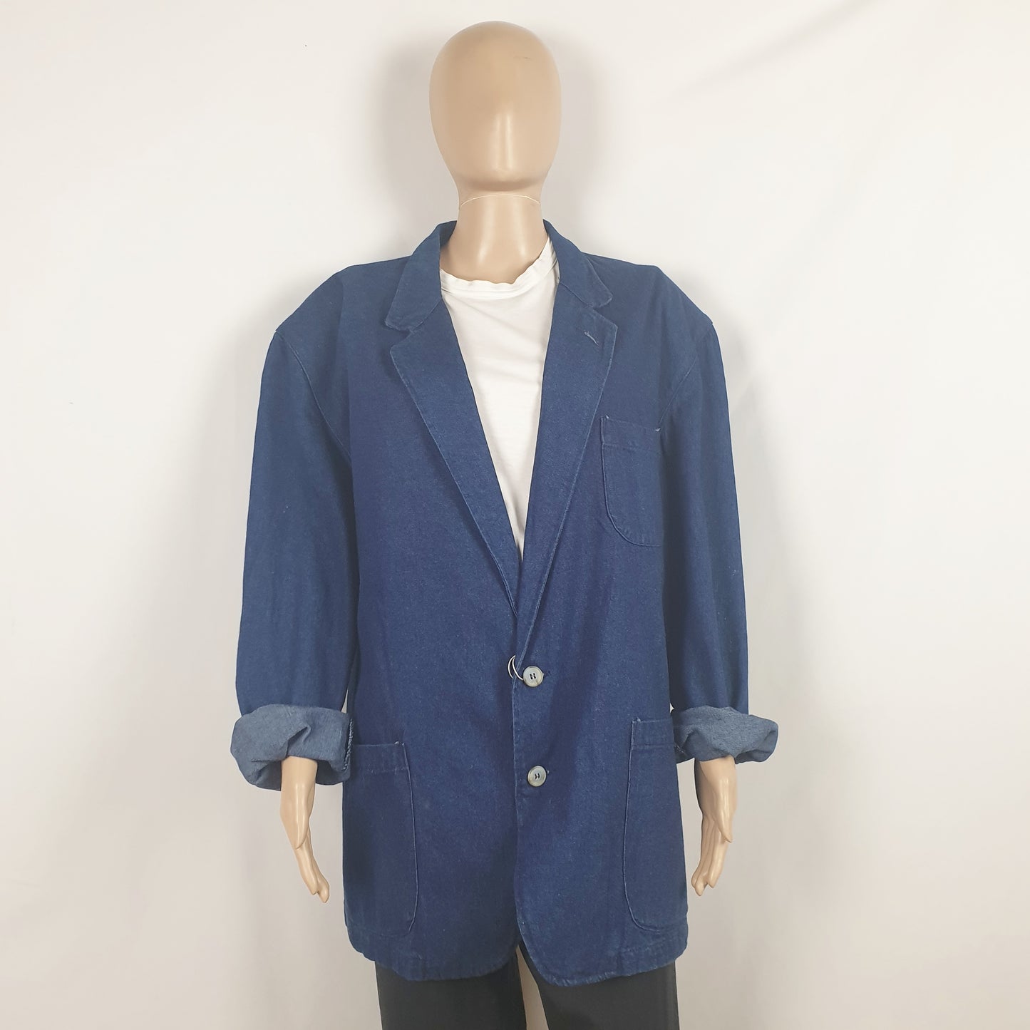 Giacca uomo denim oversize