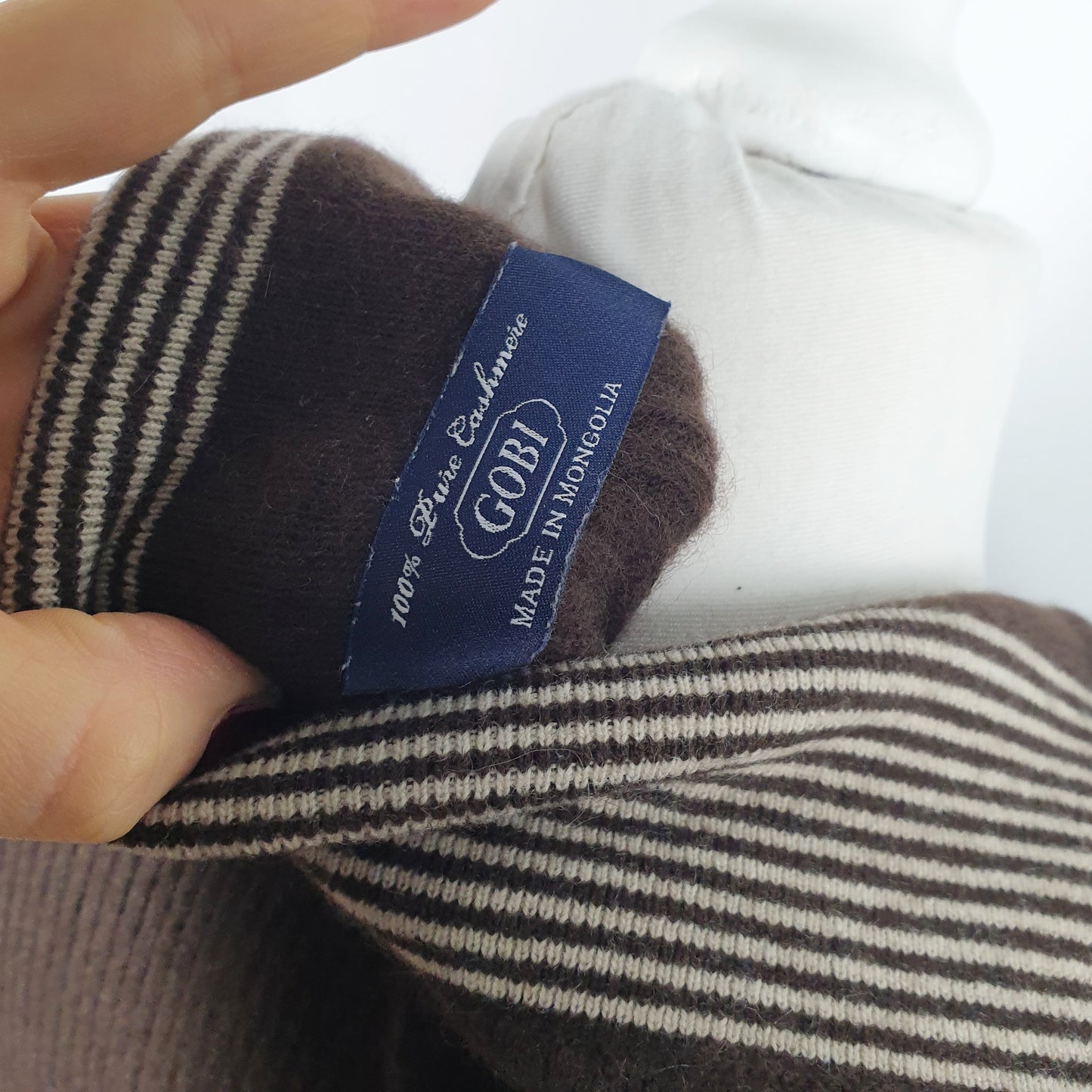 Abito cashmere marrone