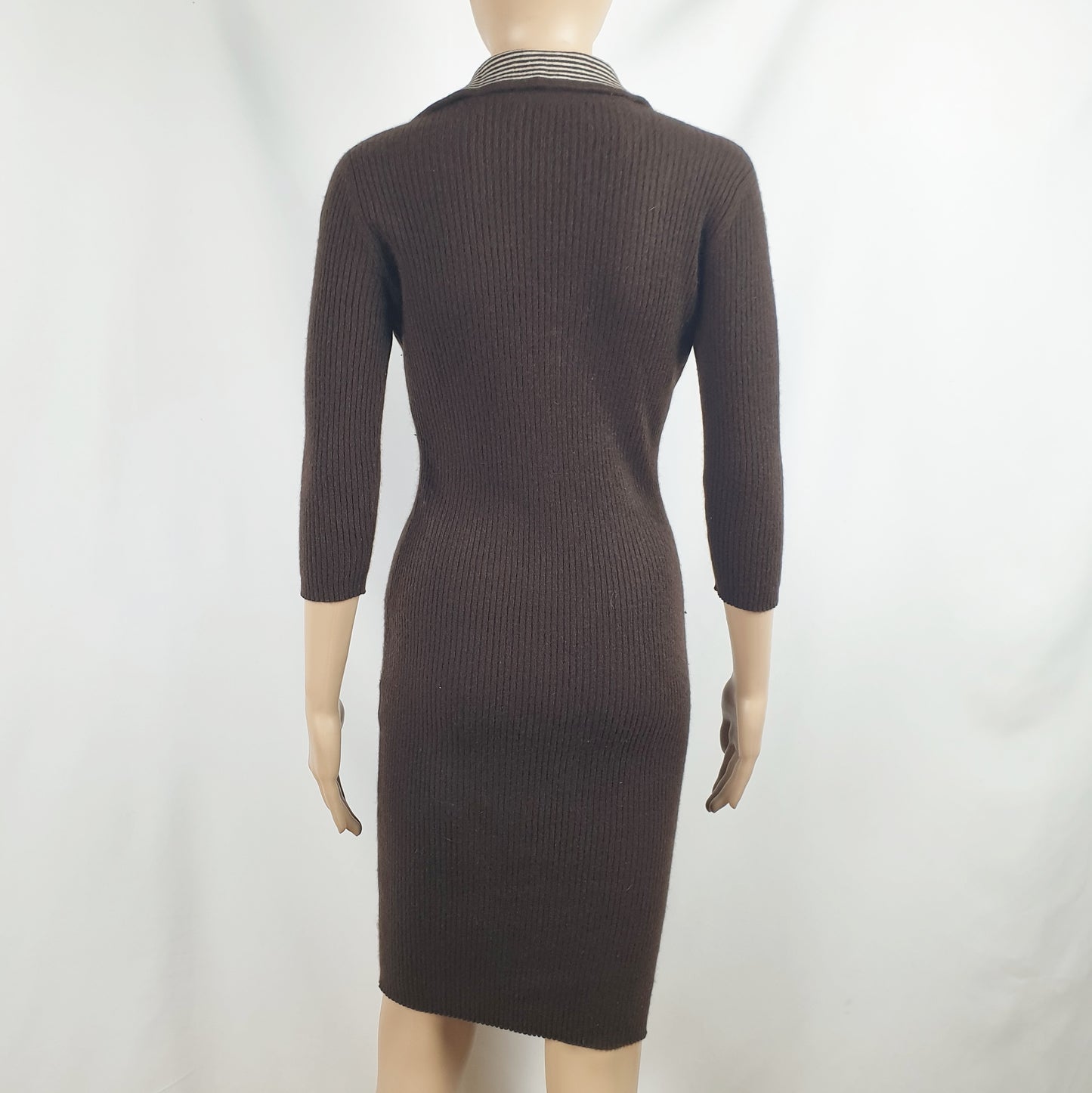 Abito cashmere marrone