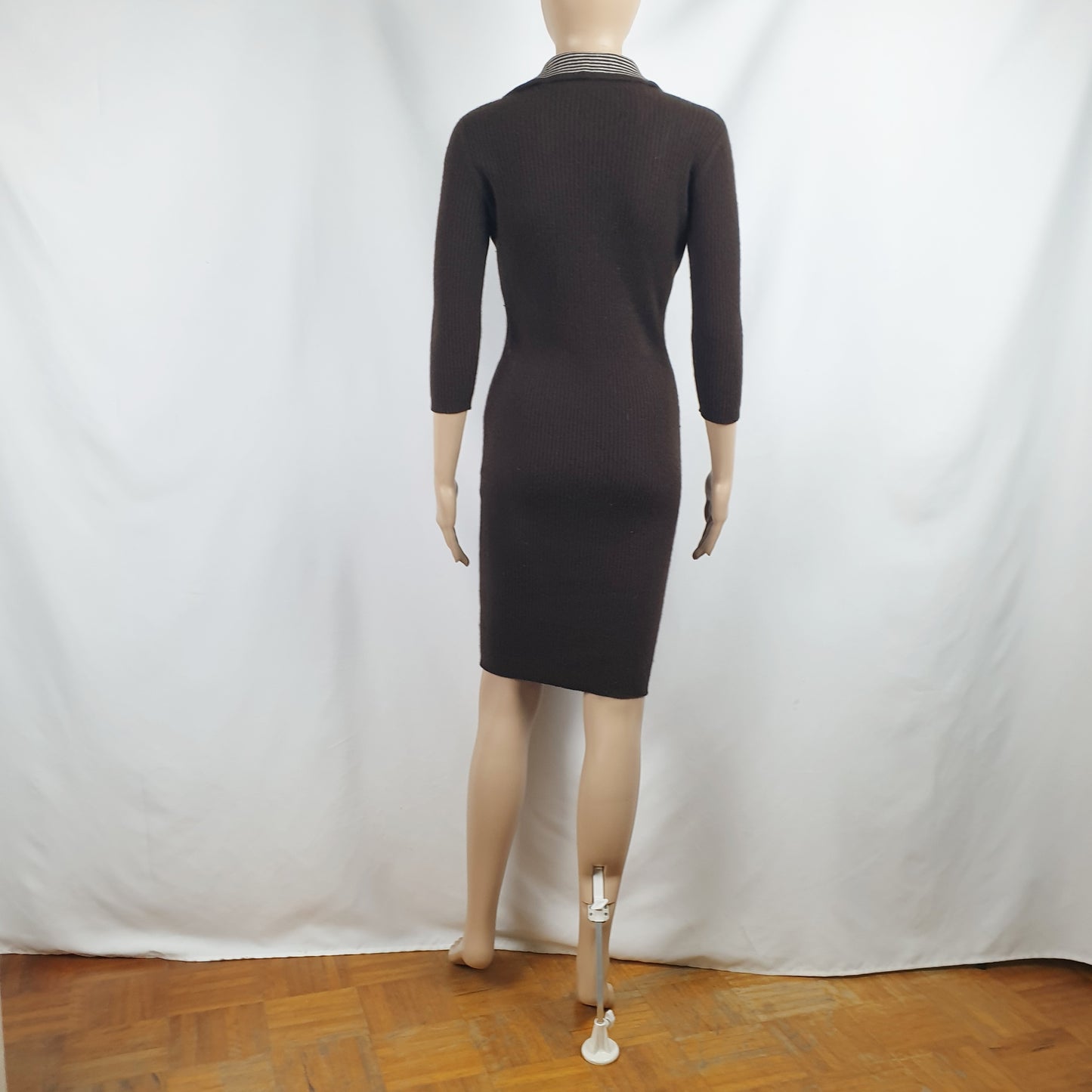 Abito cashmere marrone