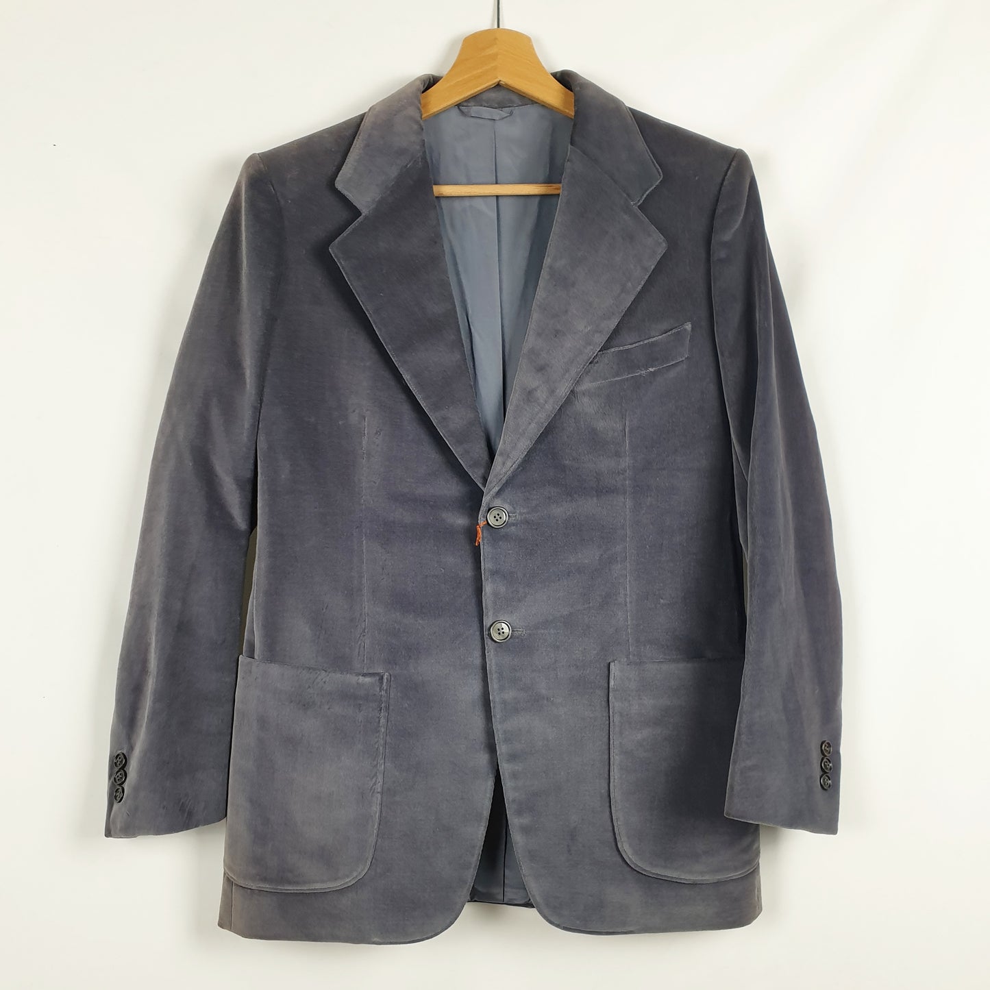 Blazer uomo velluto grigio