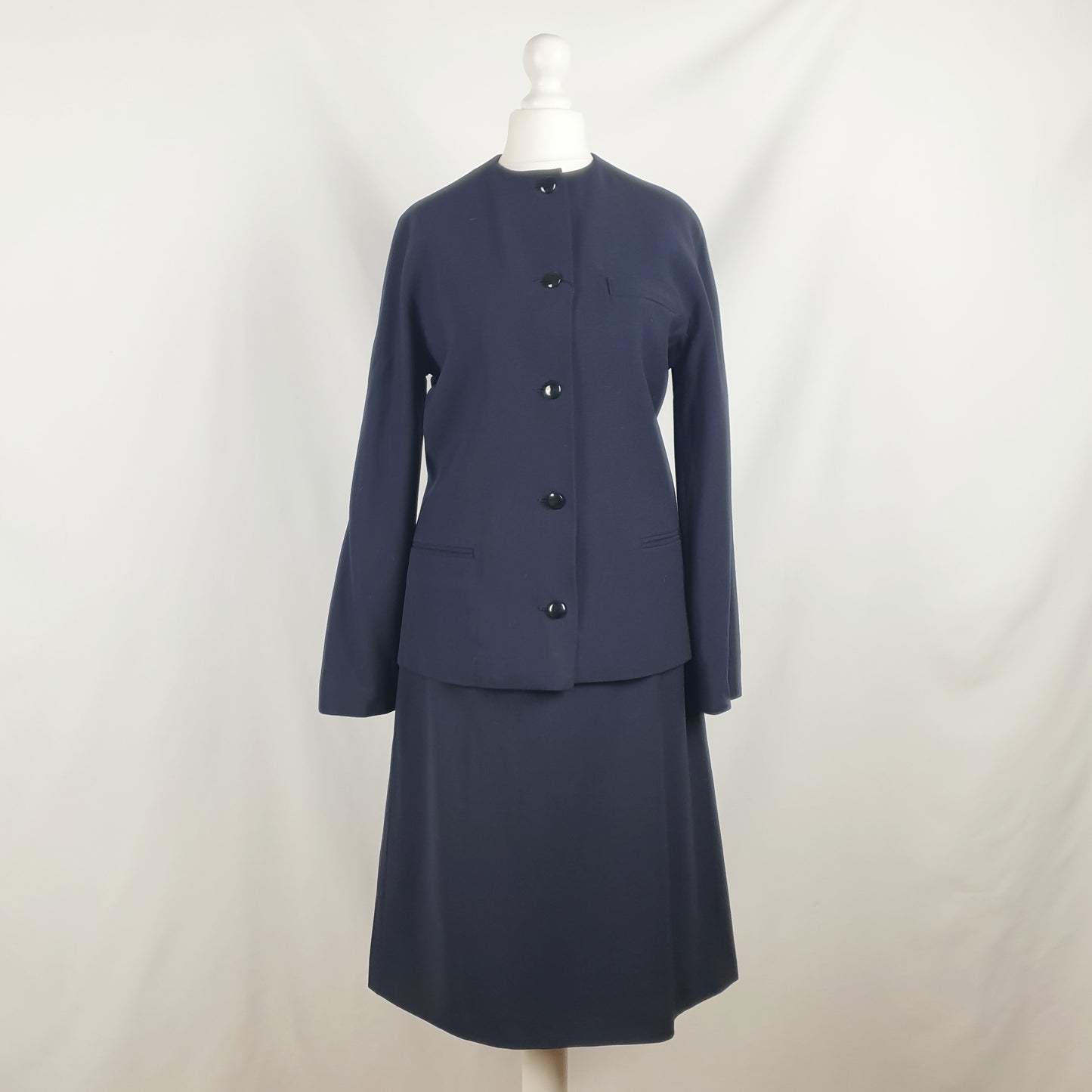 Completo vintage Paulette blu notte