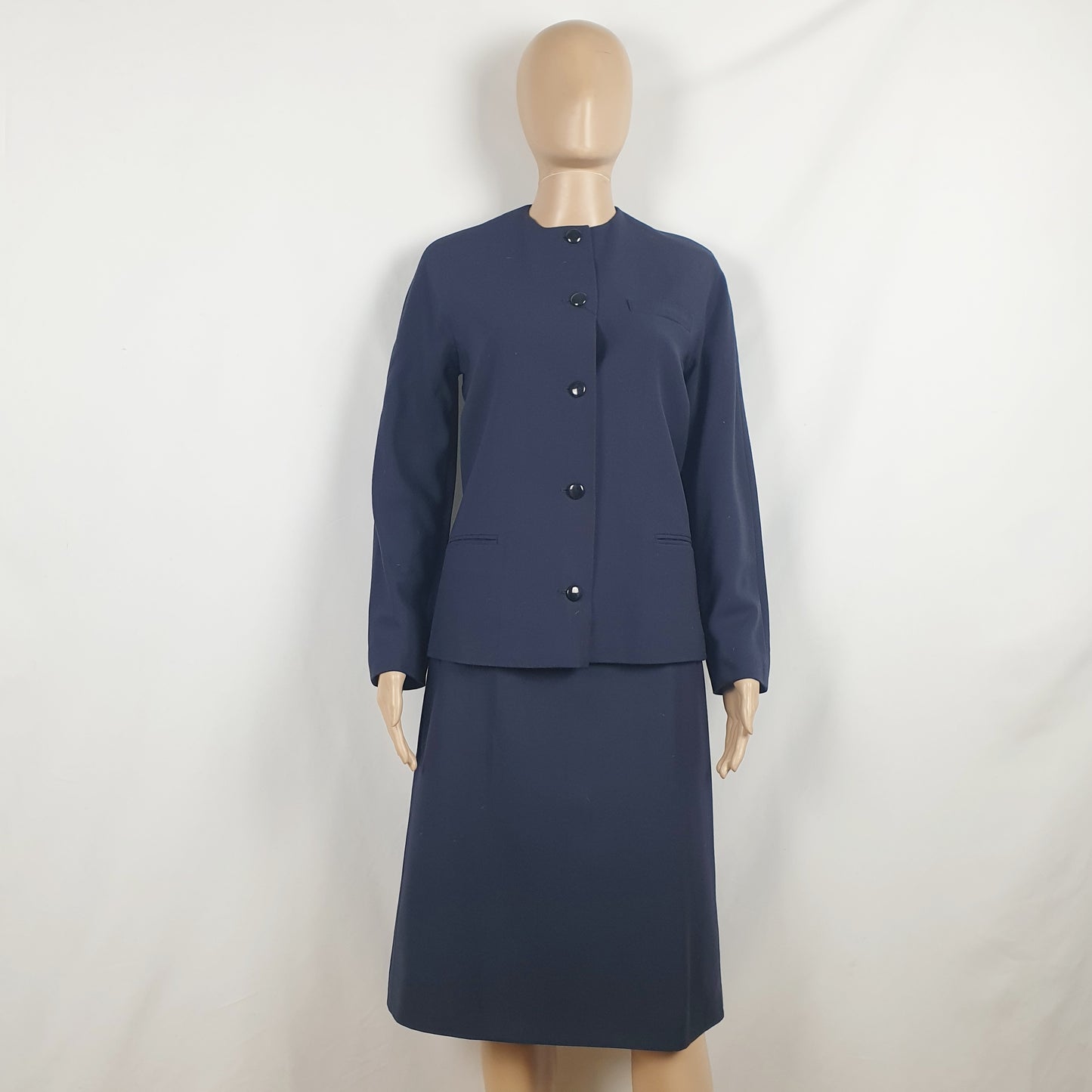 Completo vintage Paulette blu notte