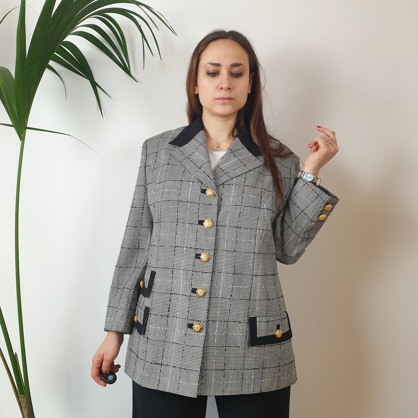 Blazer oversize Versatile di Gianni Versace