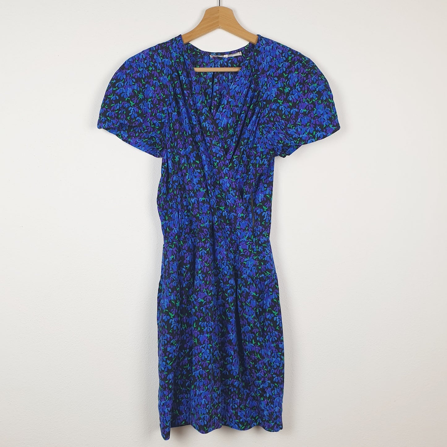 Vestito corto floreale Saint Laurent rive gauche