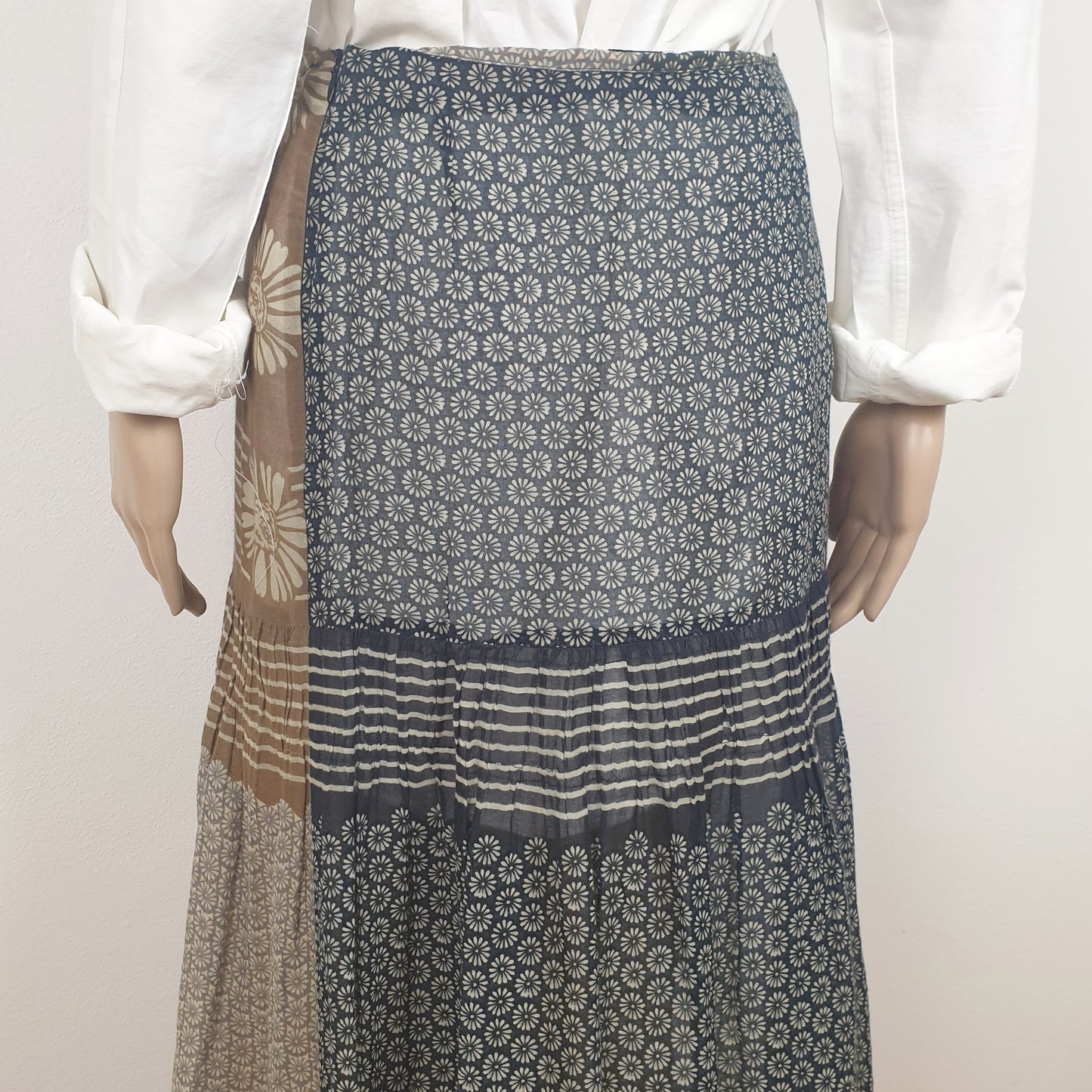 gonna lunga Dries Van Noten stampa fiori
