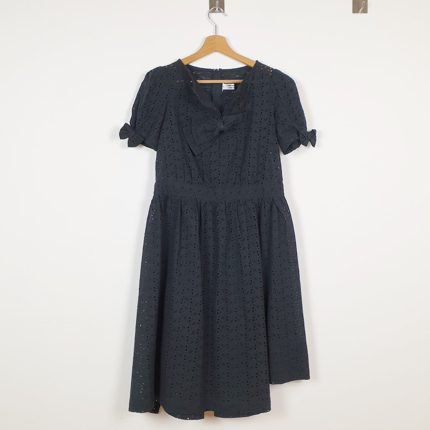 Abito Comme des Garcons pizzo nero