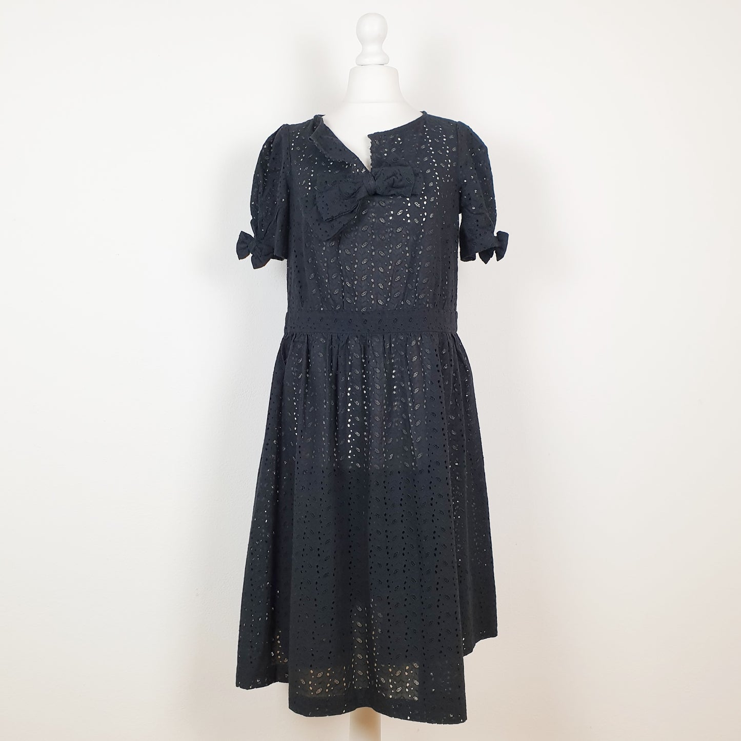 Abito Comme des Garcons pizzo nero