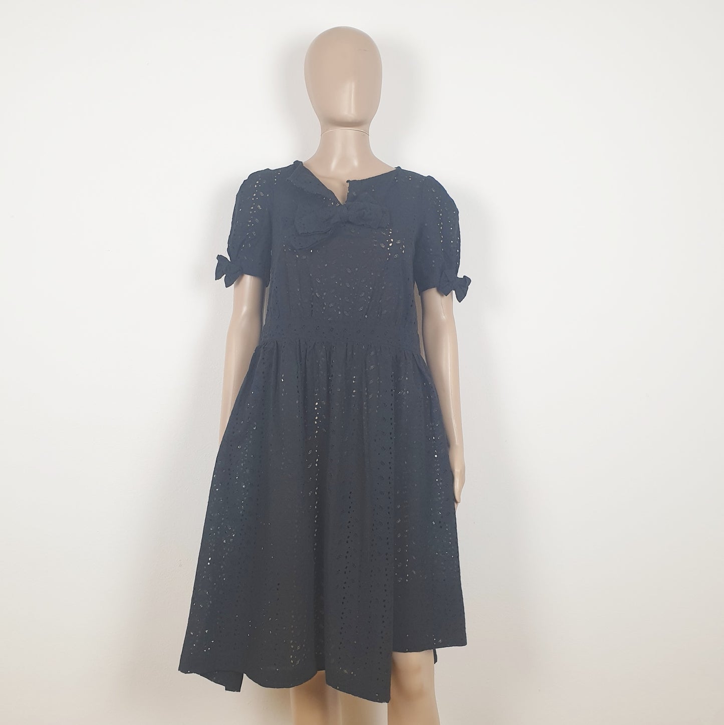Abito Comme des Garcons pizzo nero