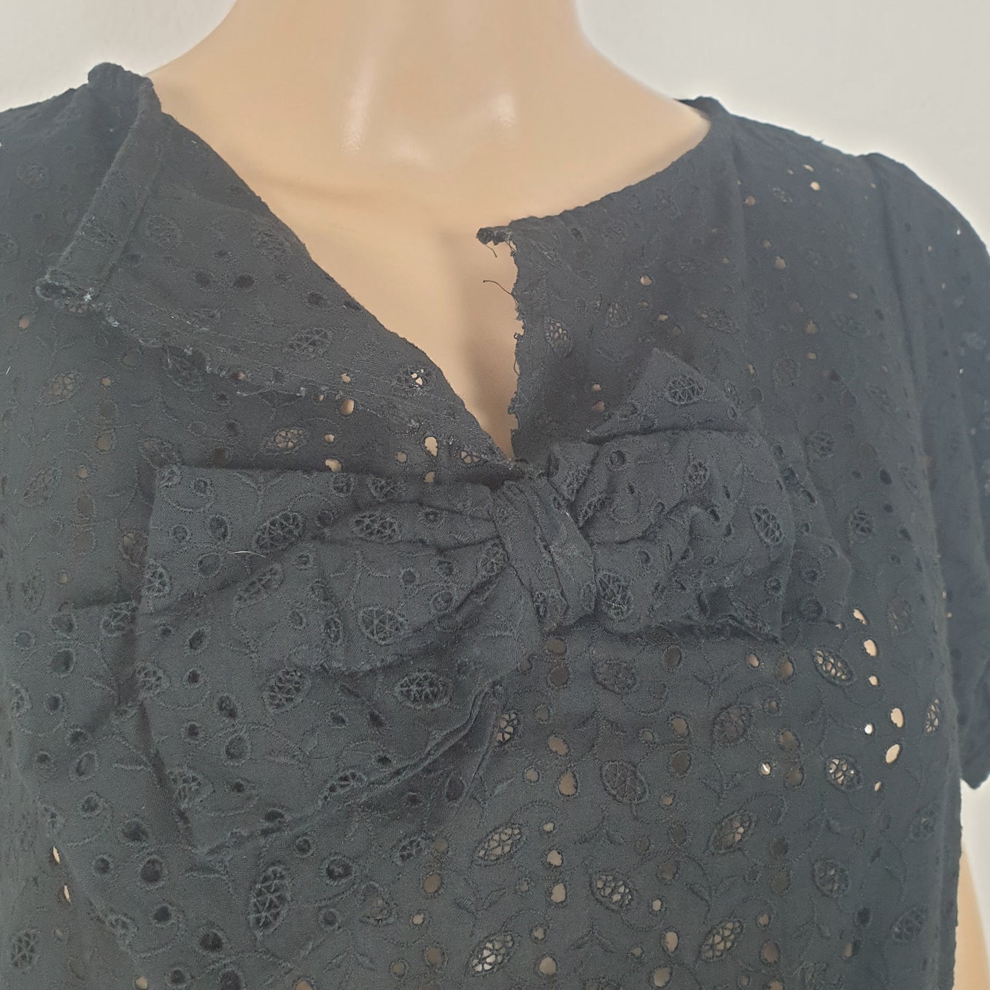 Abito Comme des Garcons pizzo nero