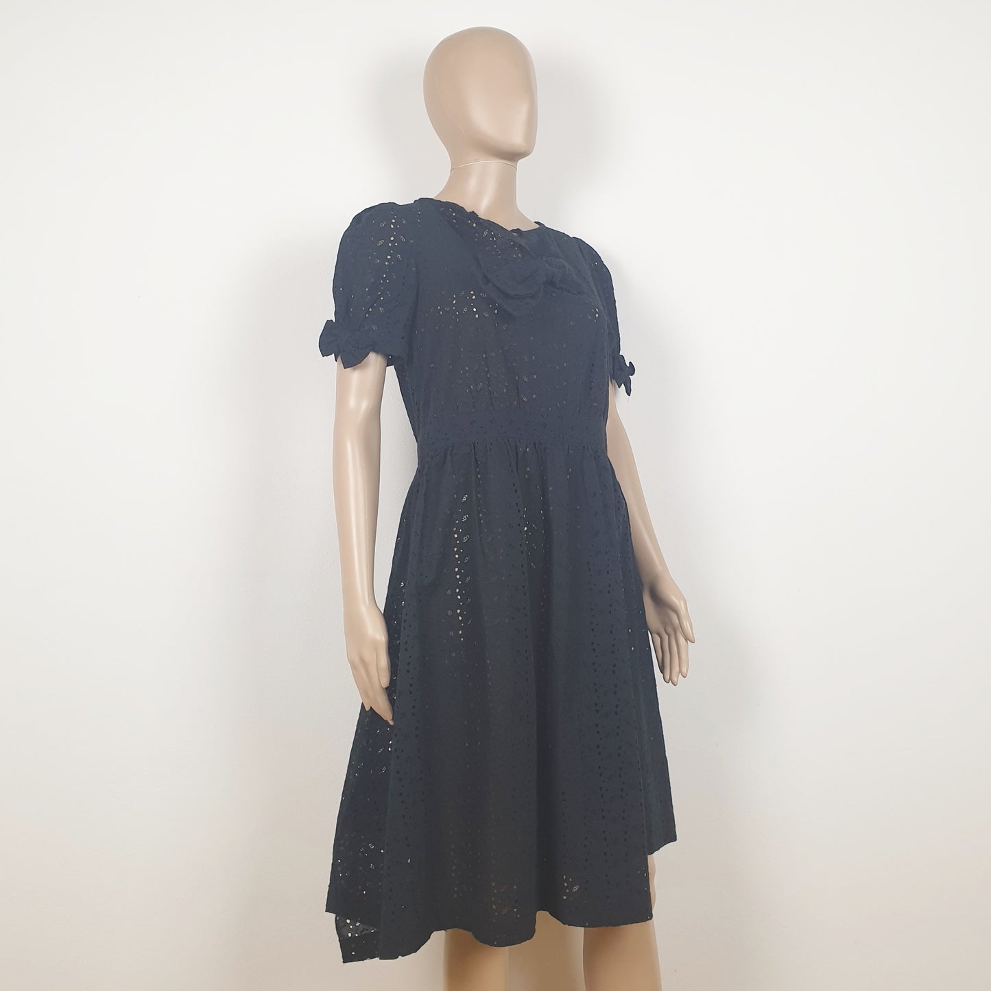 Abito Comme des Garcons pizzo nero