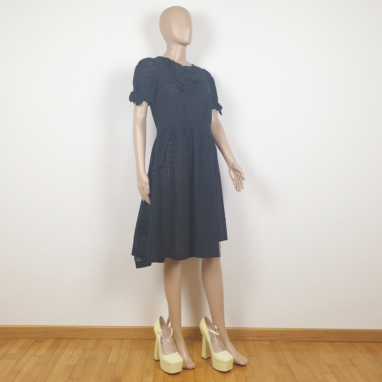 Abito Comme des Garcons pizzo nero