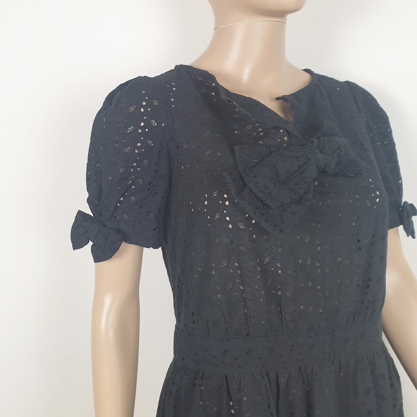 Abito Comme des Garcons pizzo nero