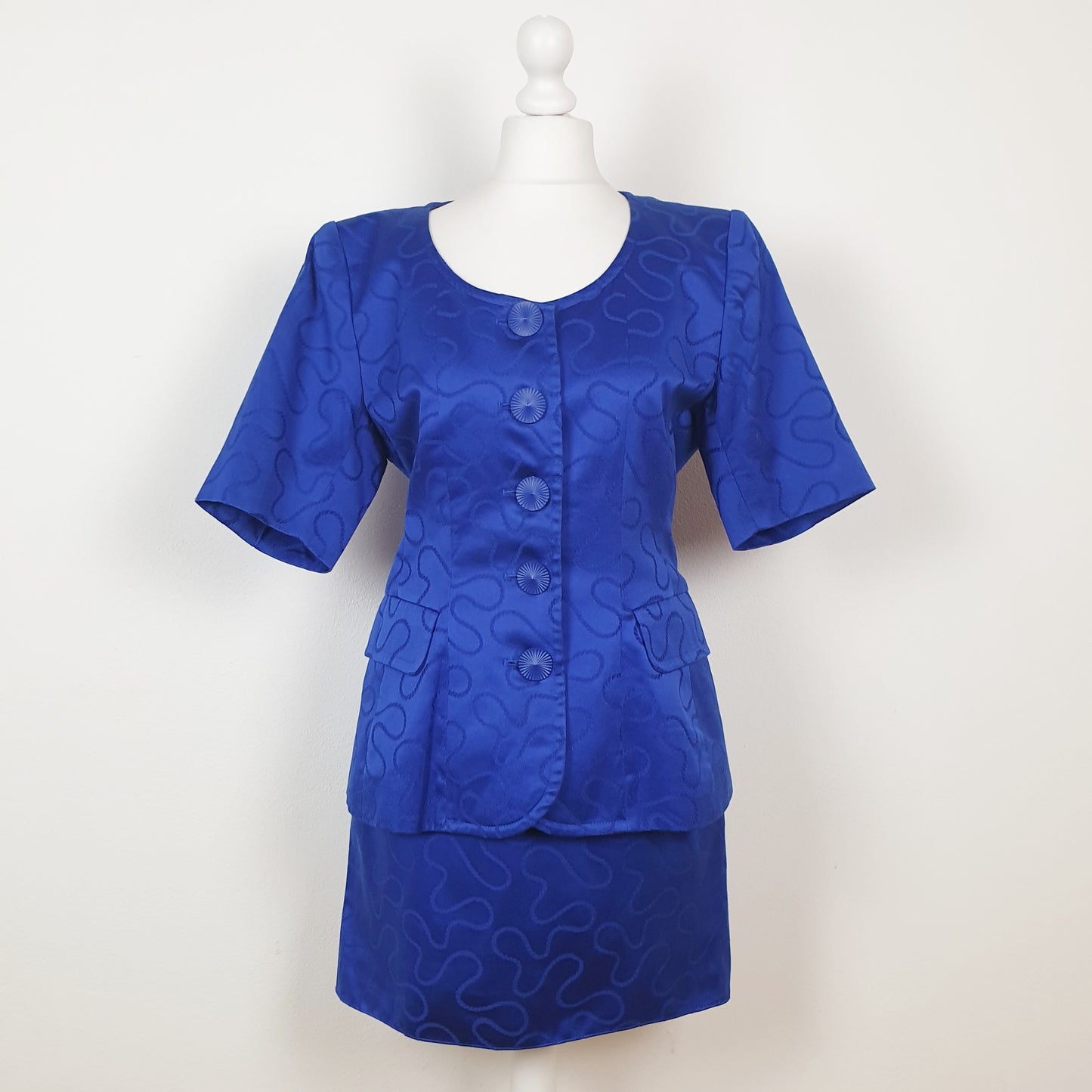 Completo Giacca e Gonna Ysl blu