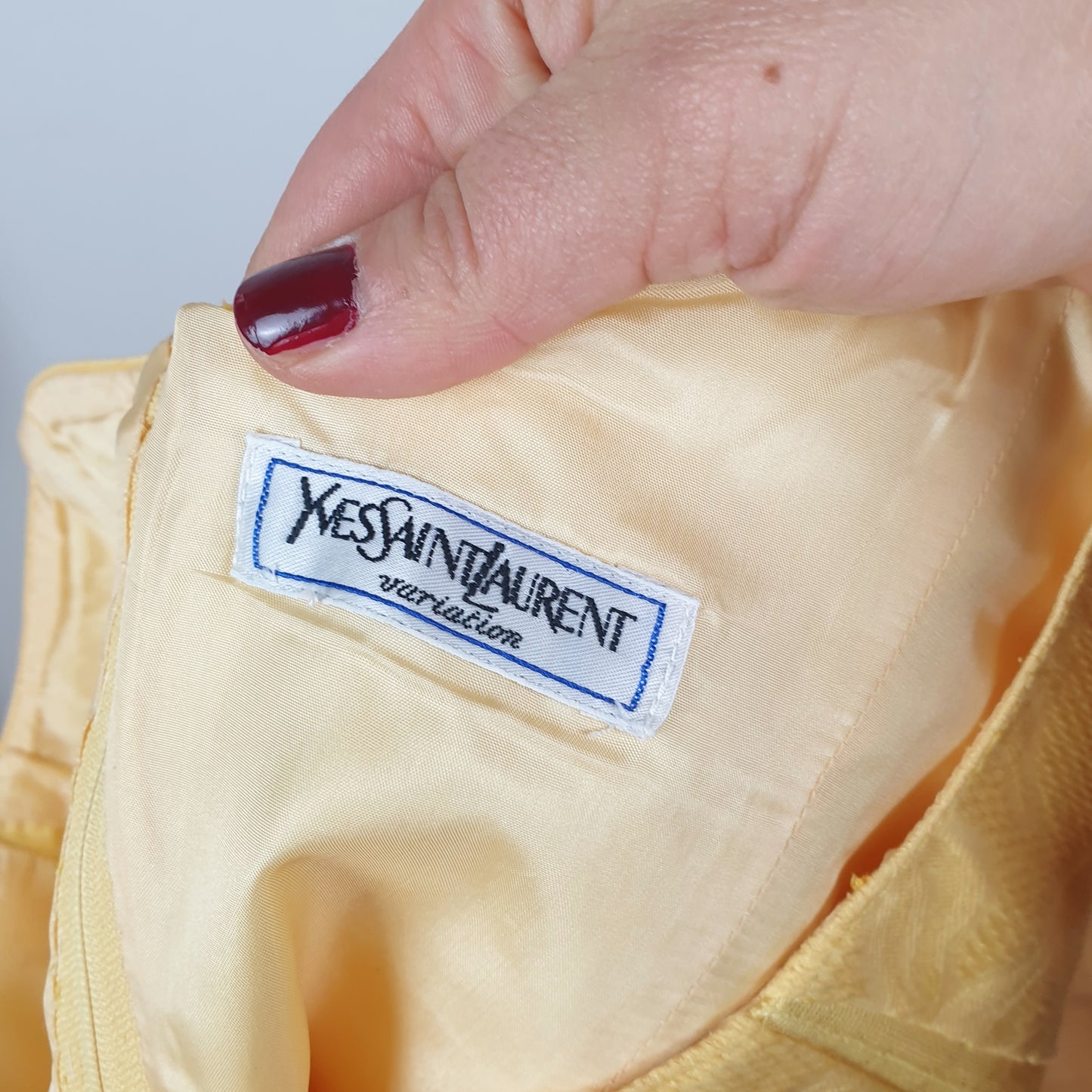 Bustier giallo Ysl
