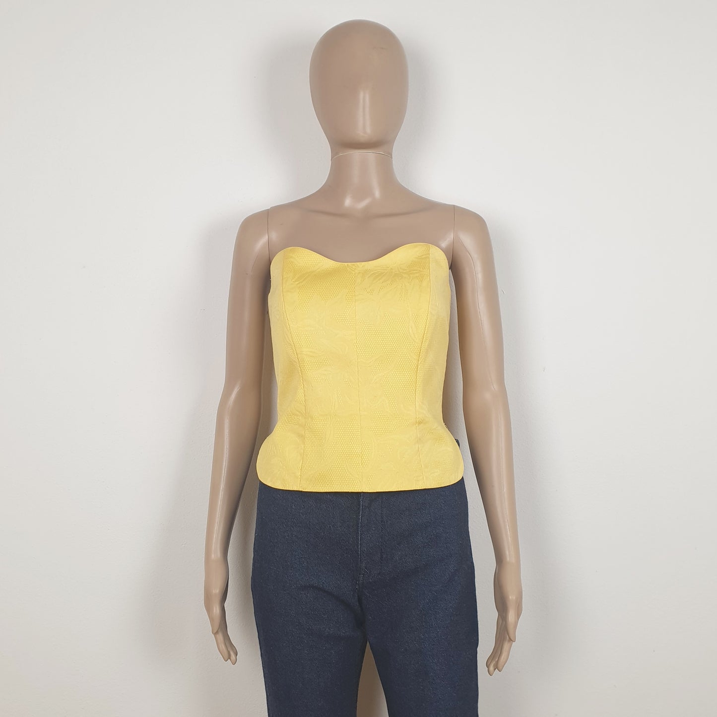 Bustier giallo Ysl