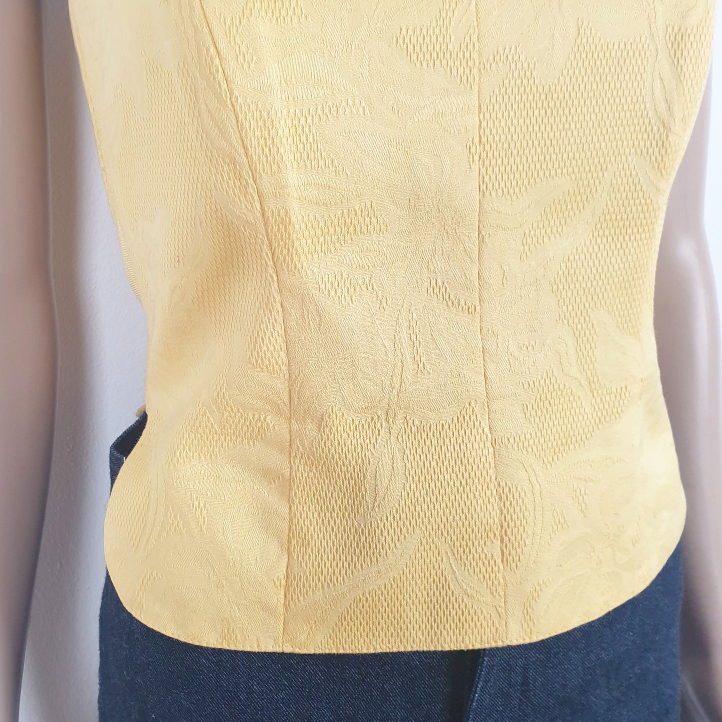 Bustier giallo Ysl