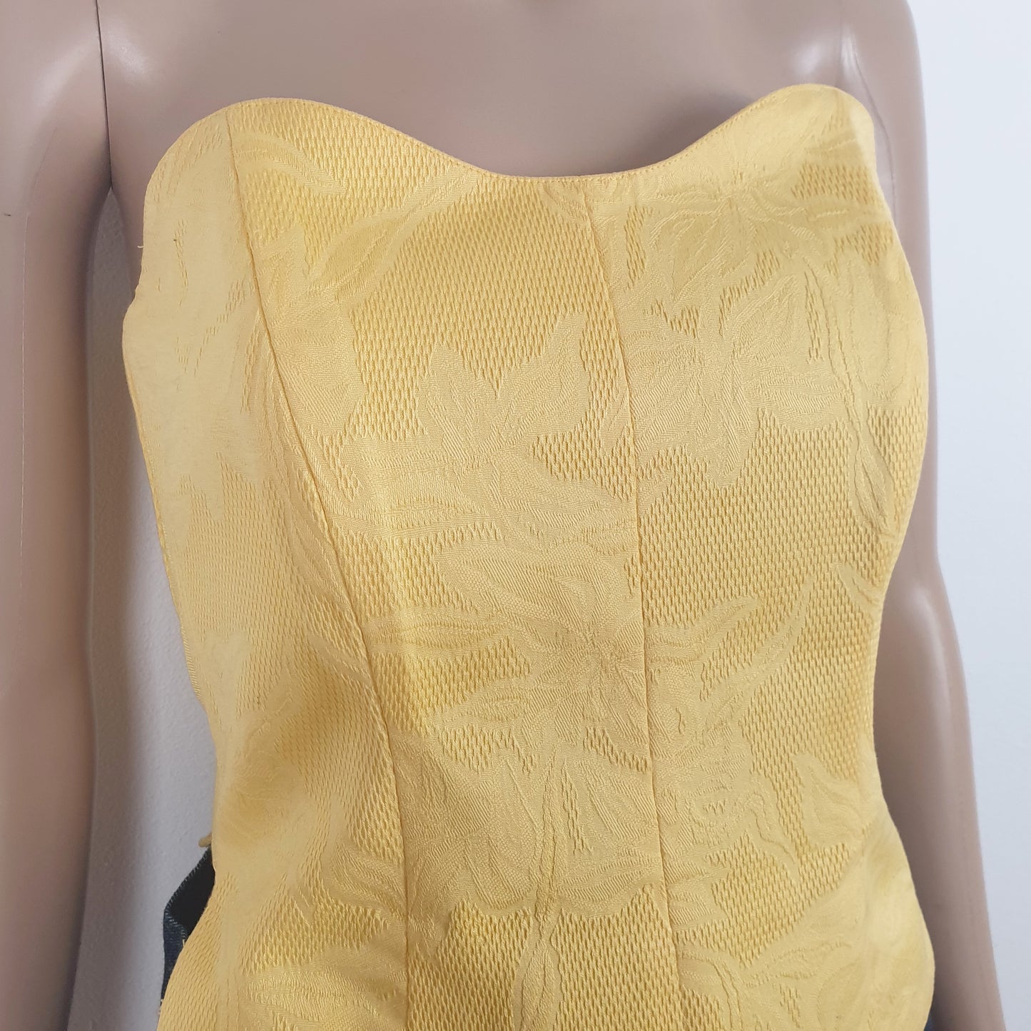 Bustier giallo Ysl