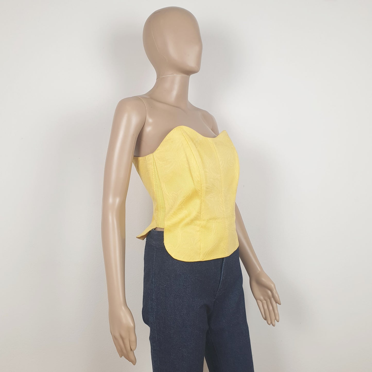 Bustier giallo Ysl