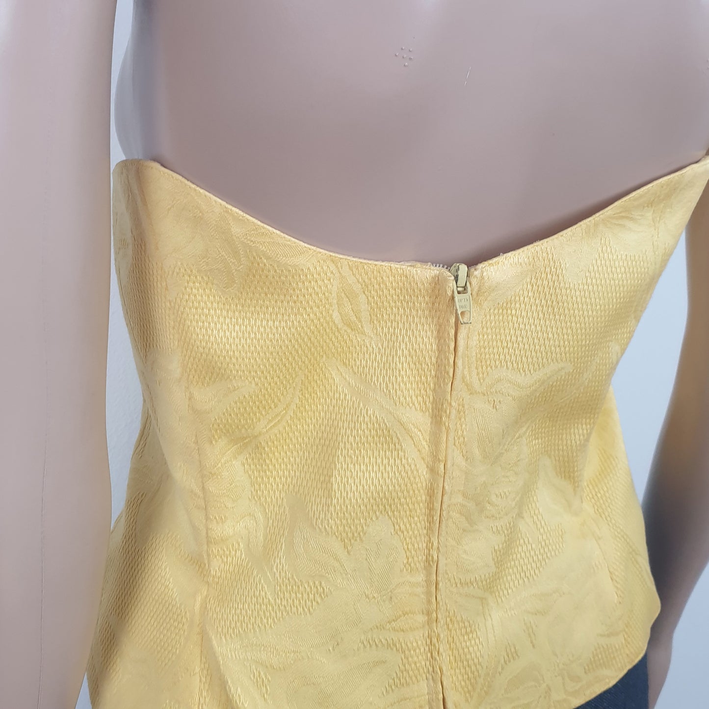 Bustier giallo Ysl