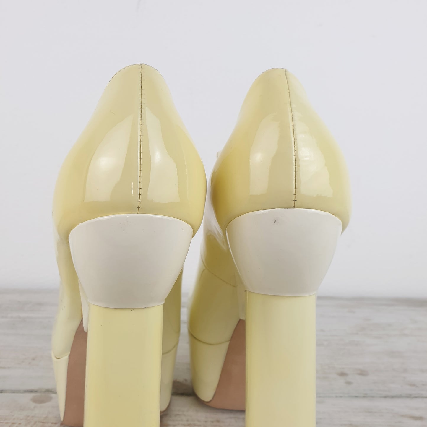 Scarpe miu miu mary jane platform bianche