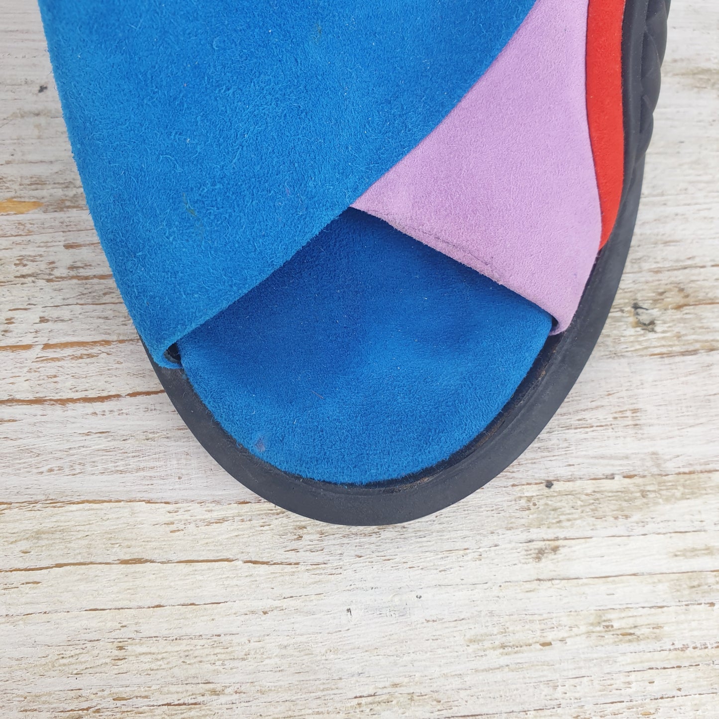 sandali Prada in suede multicolor