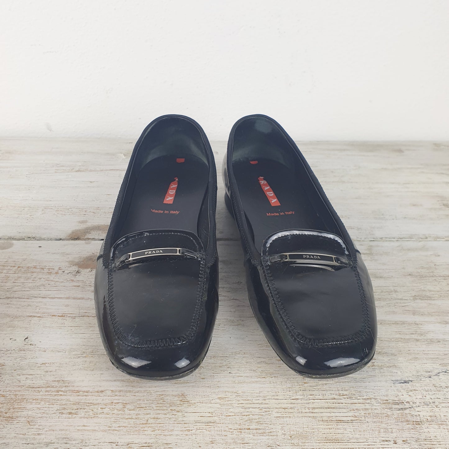 Mocassini Prada vernice nera nr.38