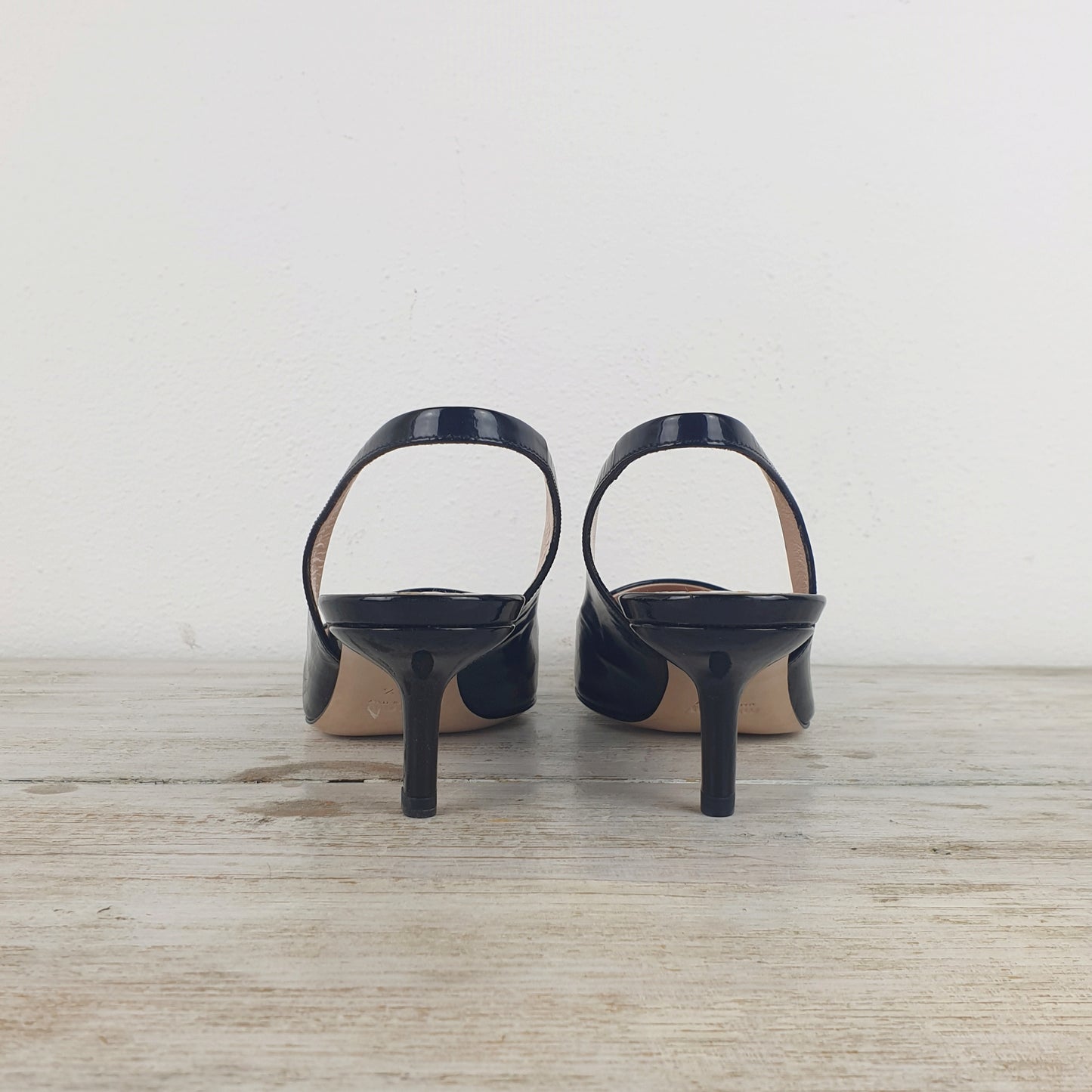 slingback MiuMiu vernice nera