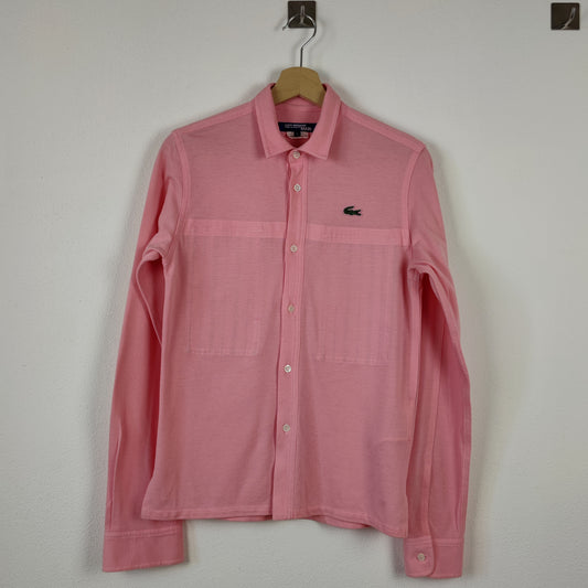 Polo Junya Watanabe Comme des Garcons per Lacoste rosa