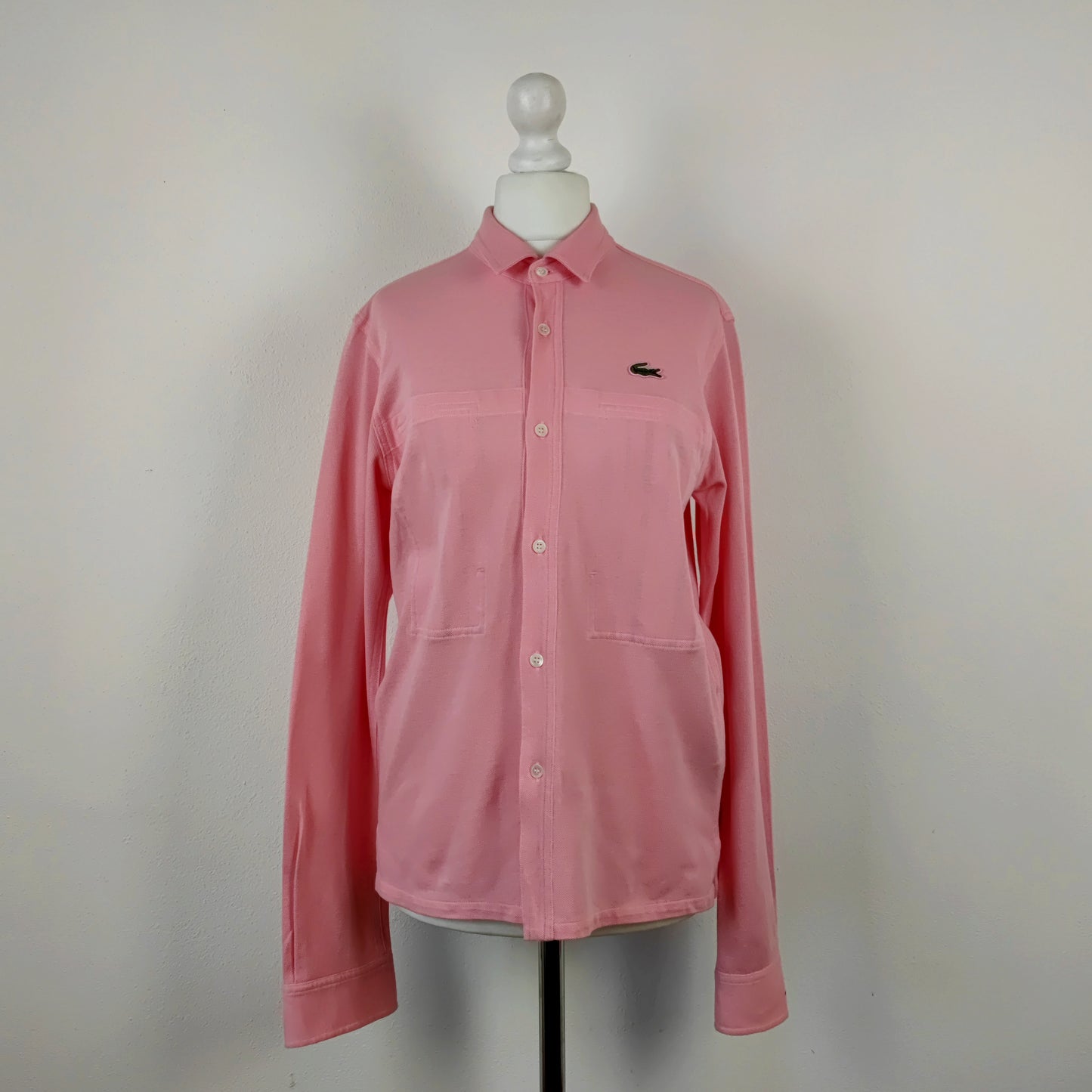 Polo Junya Watanabe Comme des Garcons per Lacoste rosa