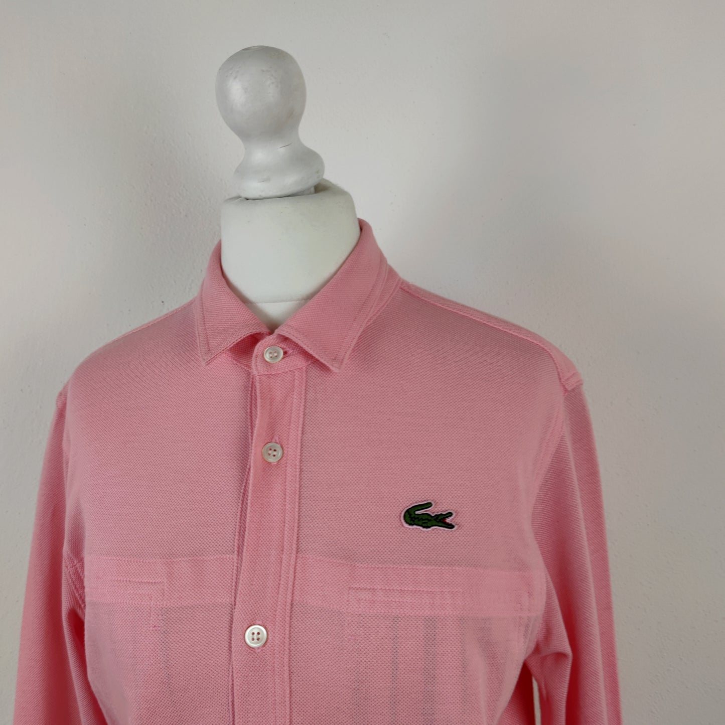 Polo Junya Watanabe Comme des Garcons per Lacoste rosa