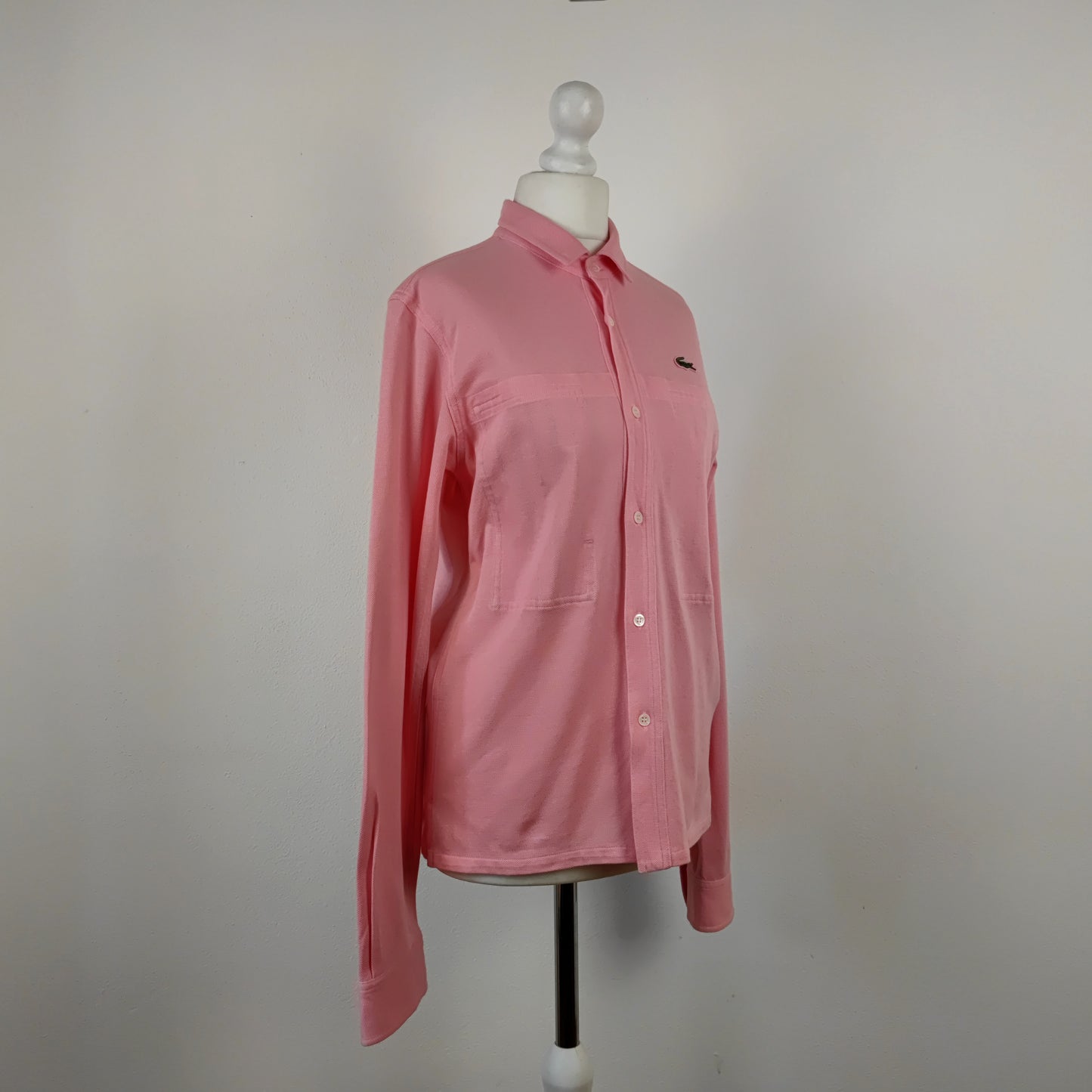 Polo Junya Watanabe Comme des Garcons per Lacoste rosa