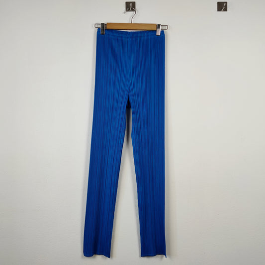 Pantaloni Issey Miyake blu acceso