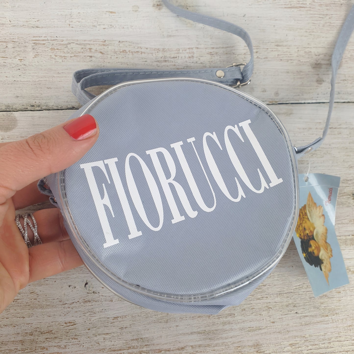 Borsetta Fiorucci azzurra