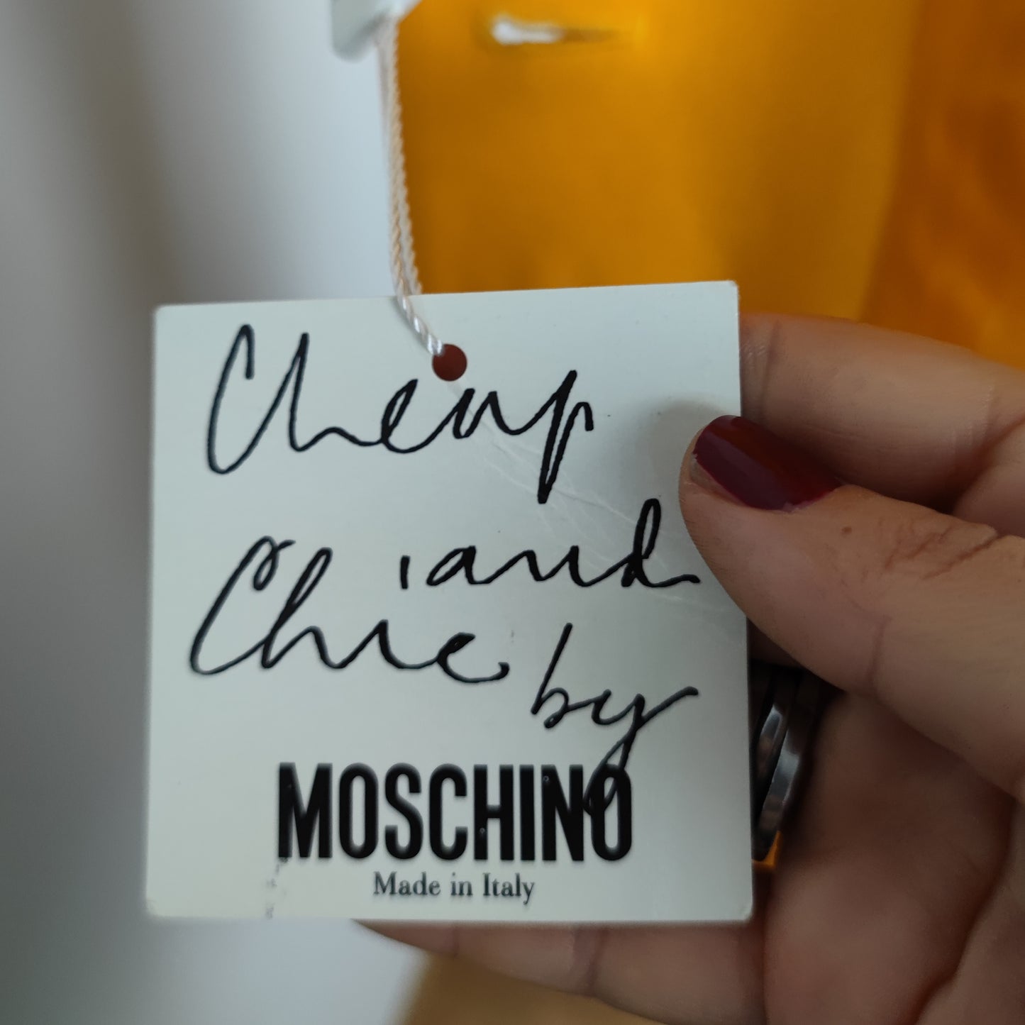 Giacca Moschino cheap and chic gialla