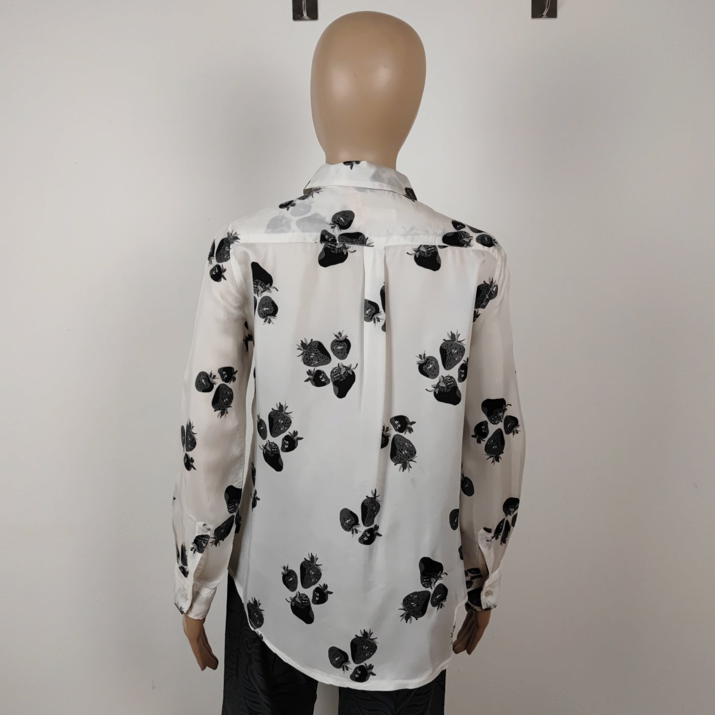 Camicia Comme des Garcons stampa fragole